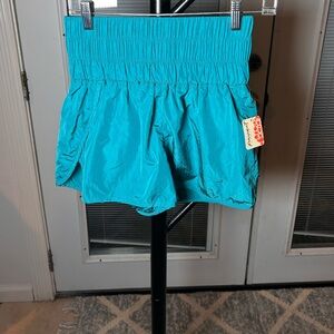 High Waist teal Free People shorts